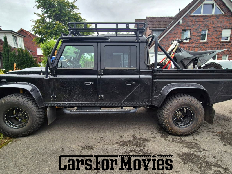 CarsForMovies | Land Rover Defender 130 Spectre 2011 England Schwarz Braun Zivilfahrzeug Geländewagen DE - Niedersachsen 7830 